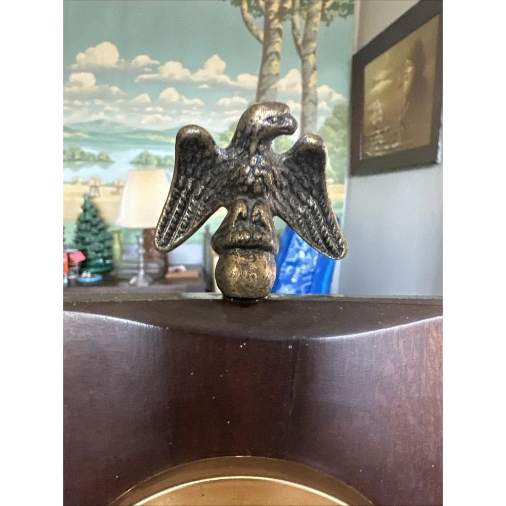 Vintage MCM Springfield Eagle Top Thermometer Barometer Humidity Weather Station